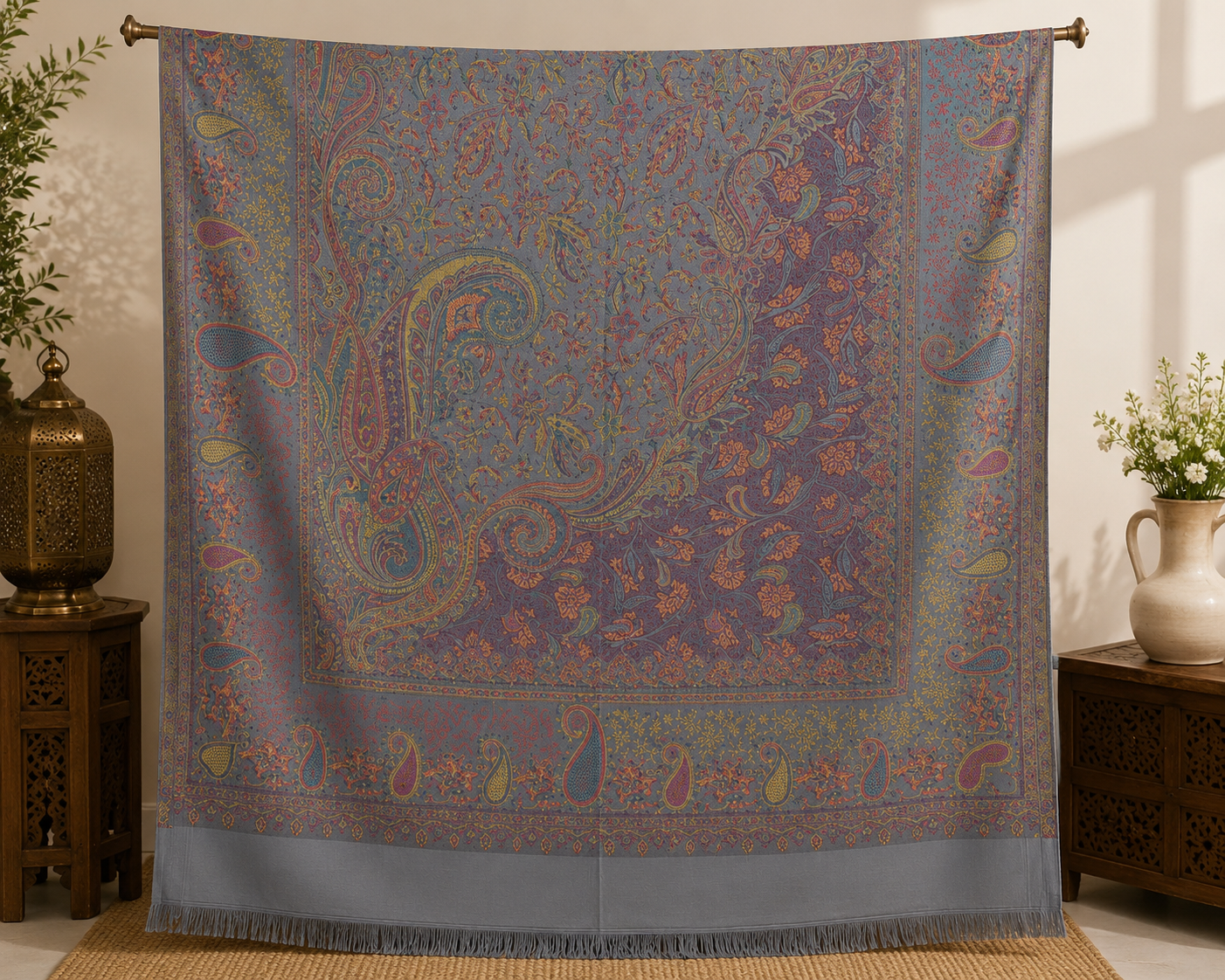 Pashmina Wool Shawl for Women with Premium Gift Box | Soft Winter Wrap | Perfect Birthday & Festive Gift