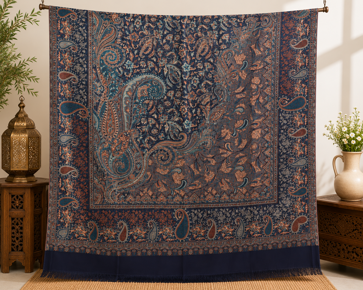 Pashmina Wool Shawl for Women with Premium Gift Box | Soft Winter Wrap | Perfect Birthday & Festive Gift