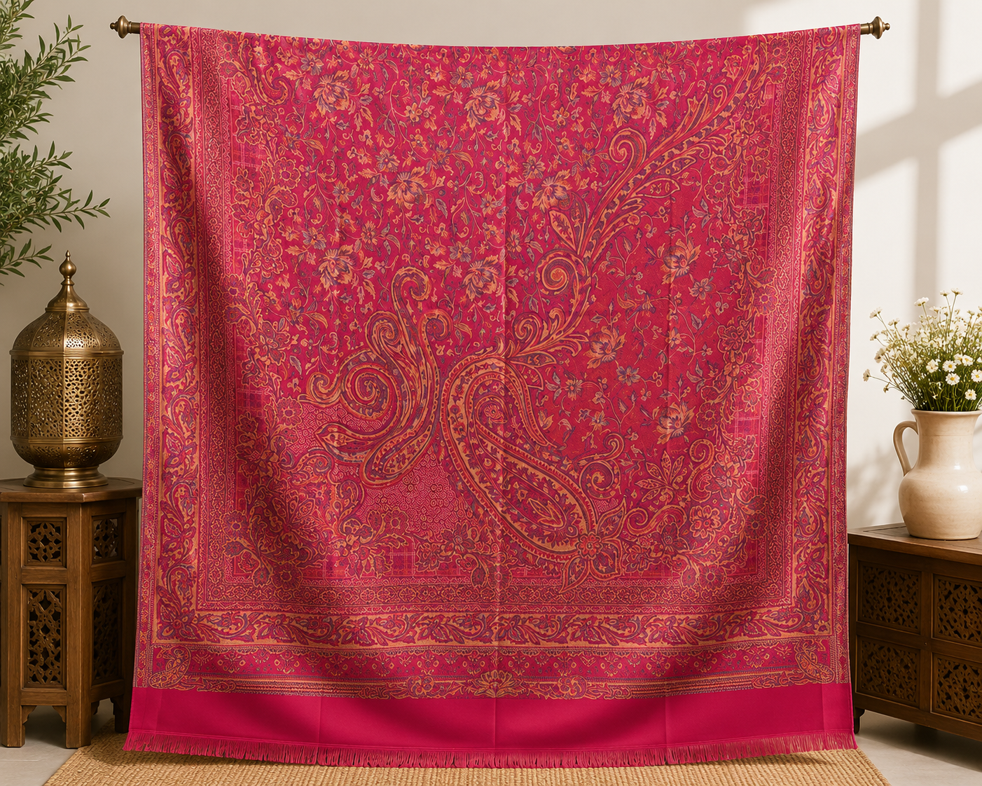 Pashmina Wool Shawl for Women with Premium Gift Box | Soft Winter Wrap | Perfect Birthday & Festive Gift
