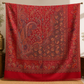 Pashmina Wool Shawl with Gift Box — Red