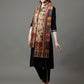 Women's Acro Wool Blend Digital Print Design Woven Shawl