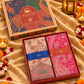 Beige and Rose Paisley Shawl Gift Box Set For Men & Women