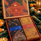 Black and Mustard Paisley Shawl Gift Box Set For Men & Women