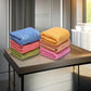 Weavers Villa Cotton 420 GSM Striped Soft Multicolour Face/Hand Towel - Set of 6 (33cm X 50cm)