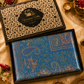 Ferozi turquoise pashmina wool shawl with premium gift box by Weavers Villa