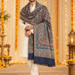 Navy Blue and Red Paisley Shawl Gift Box Set For Men & Women