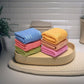 Weavers Villa Cotton 420 GSM Striped Soft Multicolour Face/Hand Towel - Set of 6 (33cm X 50cm)