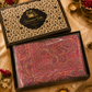 Pink pashmina wool shawl with premium gift box by Weavers Villa