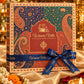 Beige and Rose Paisley Shawl Gift Box Set For Men & Women