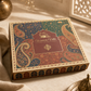 His & Her Jamawar Gift Set — Maroon & Peach