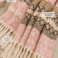 Weavers Villa Premium Geometric Print Men’s Mufflers – Stylish, Warm & Versatile Winter Accessories