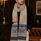Weavers Villa Premium Geometric Print Men’s Mufflers – Stylish, Warm & Versatile Winter Accessories