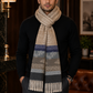 Weavers Villa Premium Geometric Print Men’s Mufflers – Stylish, Warm & Versatile Winter Accessories