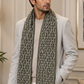 Weavers Villa Premium Geometric Print Men’s Mufflers – Stylish, Warm & Versatile Winter Accessories