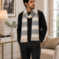 Weavers Villa Premium Geometric Print Men’s Mufflers – Stylish, Warm & Versatile Winter Accessories
