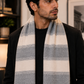 Weavers Villa Premium Geometric Print Men’s Mufflers – Stylish, Warm & Versatile Winter Accessories