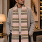 Weavers Villa Premium Geometric Print Men’s Mufflers – Stylish, Warm & Versatile Winter Accessories