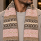 Weavers Villa Premium Geometric Print Men’s Mufflers – Stylish, Warm & Versatile Winter Accessories