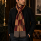 Weavers Villa Premium Geometric Print Men’s Mufflers – Stylish, Warm & Versatile Winter Accessories