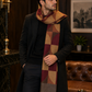Weavers Villa Premium Geometric Print Men’s Mufflers – Stylish, Warm & Versatile Winter Accessories