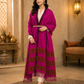 Weavers Villa Women's Acro Wool Kullu Palla Shawl, 100cm X 200cm