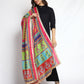 Weavers Villa Women's Poly Silk Digital Graphic Printed Ethnic Dupatta