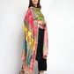 Weavers Villa Women's Poly Silk Digital Graphic Printed Ethnic Dupatta