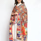 Weavers Villa Women's Poly Silk Digital Graphic Printed Ethnic Dupatta