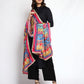 Weavers Villa Women's Poly Silk Digital Graphic Printed Mirror Work Ethnic Dupatta