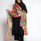 Weavers Villa Women's Poly Silk Digital Graphic Printed Mirror Work Ethnic Dupatta