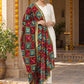 Dp2-Hv-101 — festive Phulkari dupatta, full-length model view