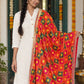 Dp2-Hv-103 — Phulkari dupatta, closer embroidered drape view