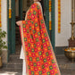 Dp2-Hv-103 — three-quarter side drape of embroidered Phulkari dupatta