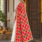 Dp2-Hv-106 — three-quarter side drape of embroidered Phulkari dupatta