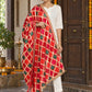 Dp2-Hv-106 — festive Phulkari dupatta, full-length model view