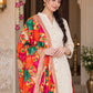 Dp2-Hv-108 — Phulkari dupatta, closer embroidered drape view