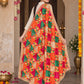 Dp2-Hv-108 — rear three-quarter drape showing Phulkari embroidery and border