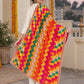 Dp2-Hv-109 — rear three-quarter drape showing Phulkari embroidery and border