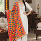 HV-ANARKALI — festive Phulkari dupatta, full-length model view