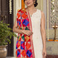 HV-PANKH — Phulkari dupatta, closer embroidered drape view