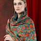 Women Aari Embroidered Shawl