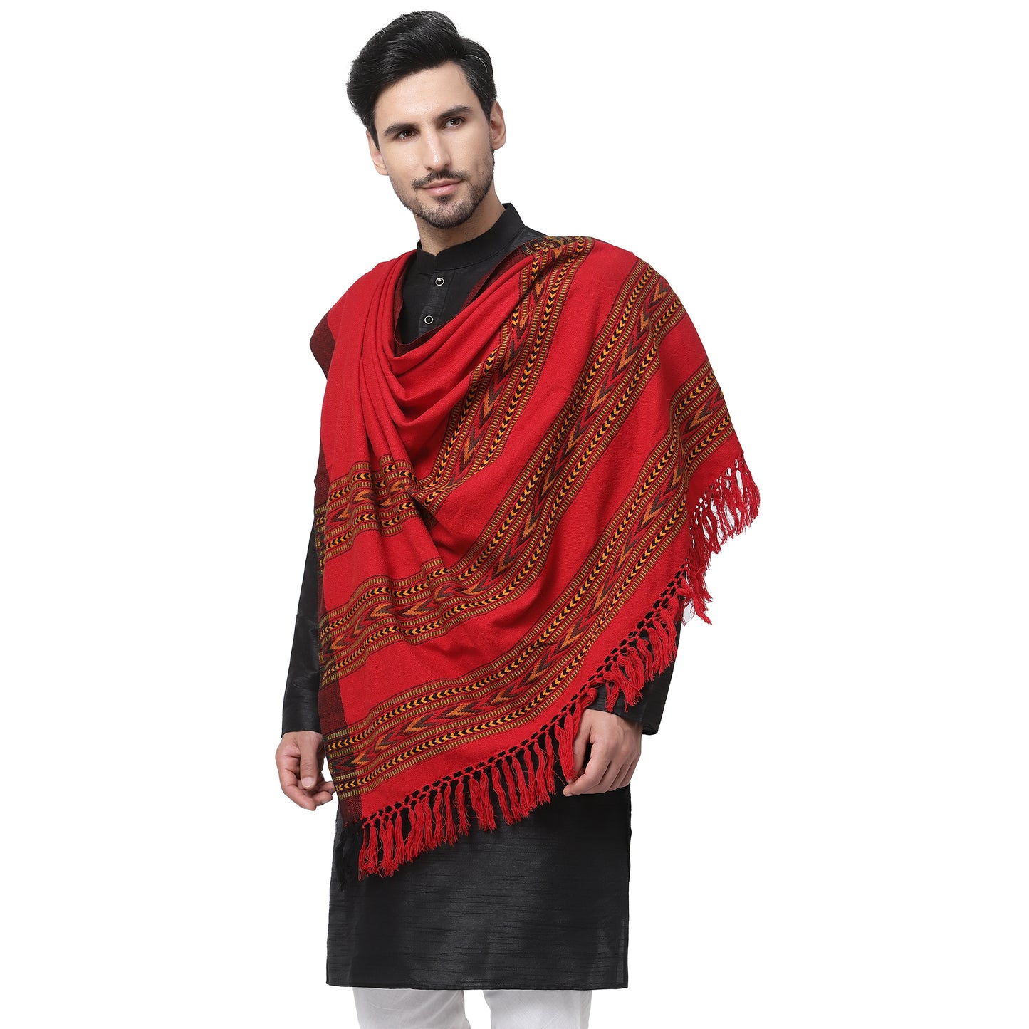 Weavers Villa Men's Woolen Shawl