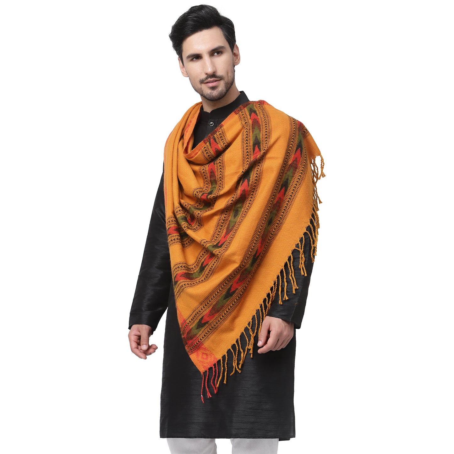 Weavers Villa Men's Woolen Shawl