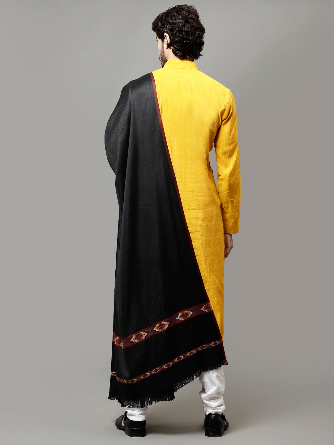 Kullu Design Wool Blend Shawl