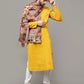 Men's Acro Wool Blend Digital Print Design Woven Shawl