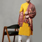 Weavers Villa Men's Acro Wool Blend Digital Print Design Woven Shawl