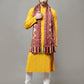 Weavers Villa Men's Acro Wool Blend Digital Print Design Woven Shawl