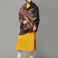 Weavers Villa Men's Acro Wool Blend Digital Print Design Woven Shawl