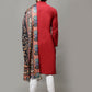 Weavers Villa Men's Acro Wool Blend Digital Print Design Woven Shawl