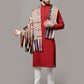 Weavers Villa Men's Acro Wool Blend Digital Print Design Woven Shawl